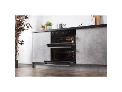 Hotpoint integrated deals double oven